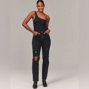 Abercrombie & Fitch Curve Love The Dad High Rise